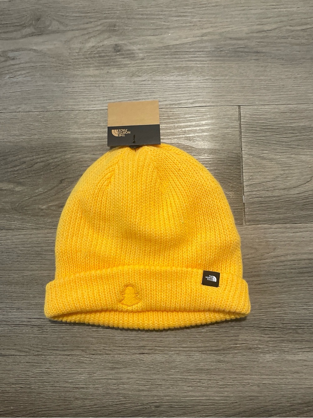 The North Face X Snapchat Yellow Knit Beanie